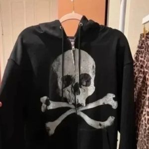DollsKill Trickz N' Treatz Skull Halloween Hoodie Size Small